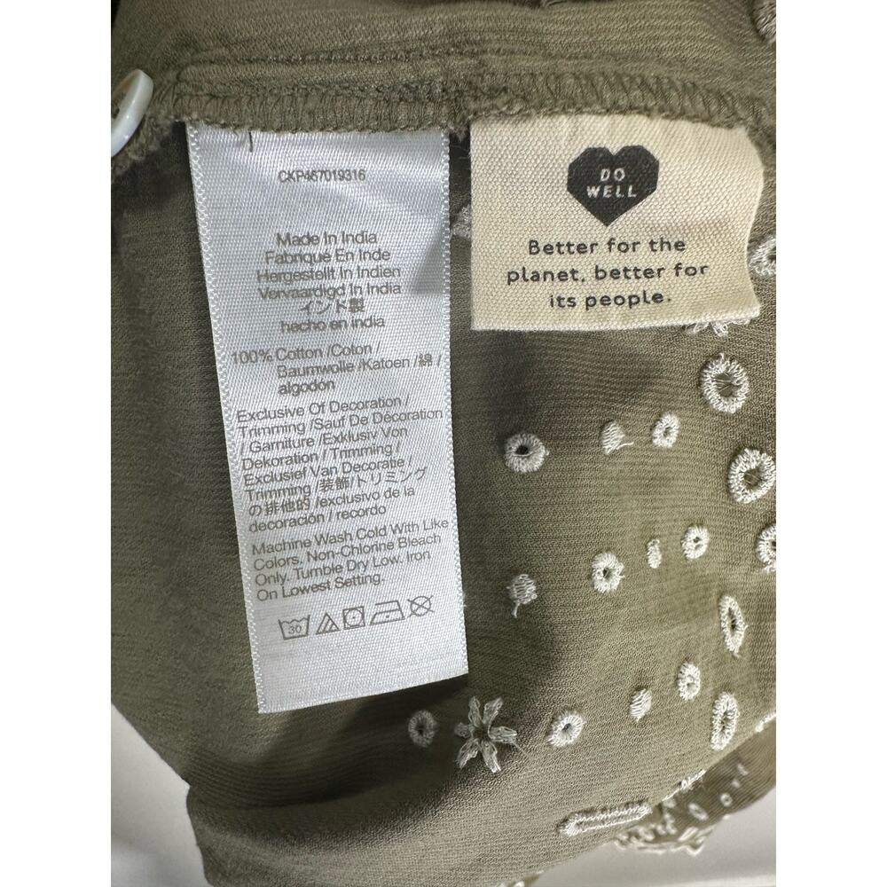 Madewell Embroidered Corduroy Square Neck Mini Dress size XS - Picture 5 of 5